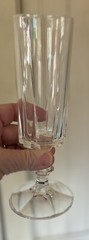 4 Italy Lifestyle 24% Lead Crystal 7 3/8” Fluted Champagne Goblet Wine Glasses