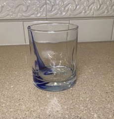 Libbey Blue Ribbon Dimple Rocks Glass