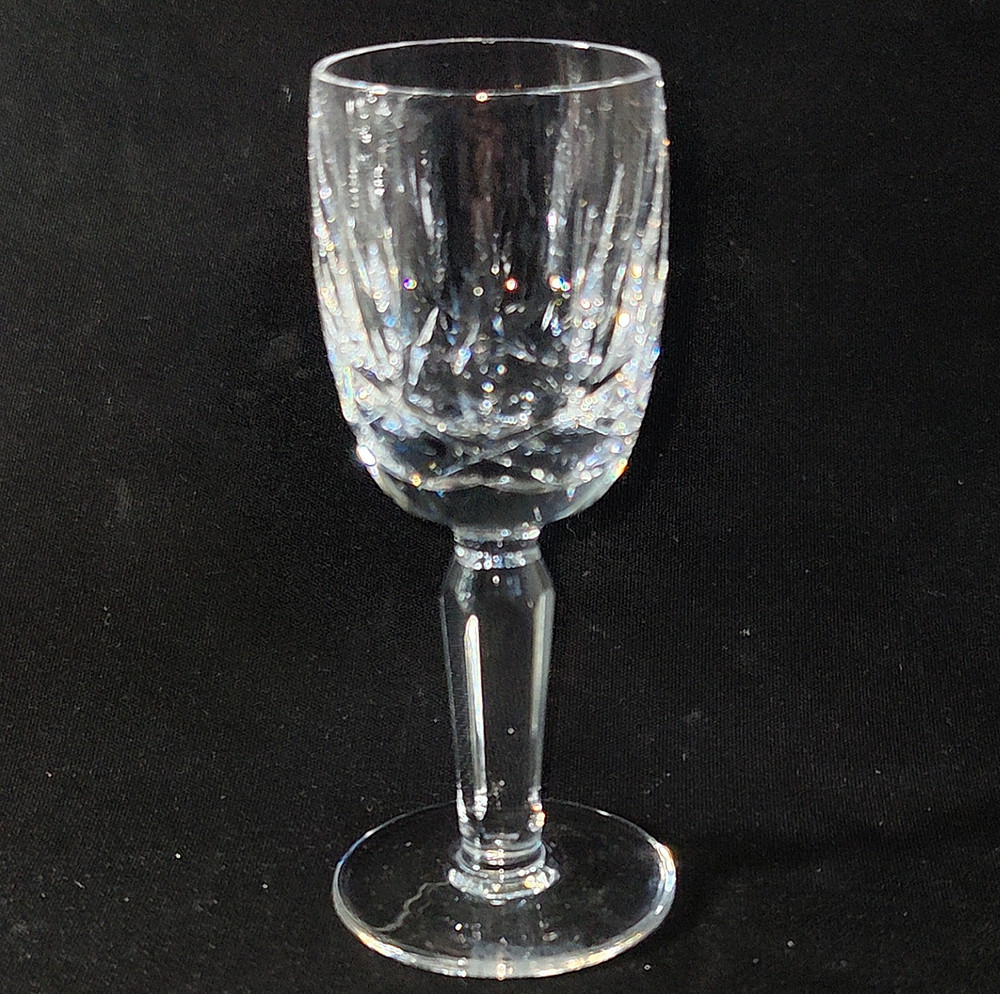 WATERFORD KILDARE CORDIAL GLASS, Cut Lead Crystal, 4″, 1.5 Oz, Made In IRELAND