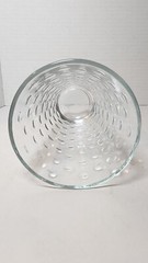 Vintage Libbey Small Coin Dot Pattern Optic 16 Oz Tumbler Glass
