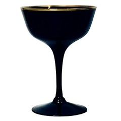 Noritake REMEMBRANCE EBONY Black Gold Trim Wine Water Iced Tea Glass NEW CHOOSE