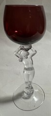 Cambridge Nude Stem Roemer Amethyst 5 oz. Rare Pattern / Shape