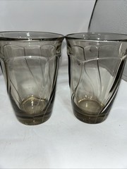 Set of 2 Noritake «Sweet Swirl Tawny » 5 1/8 Inch – Highball/Tumbler Glasses