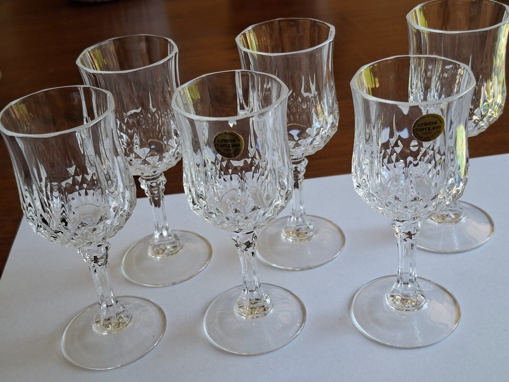 Cristal D’arques Longchamp Cordial Glasses Crystal 6 cl Set of 6