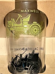 4 Vintage Federal Painted Car 11 oz Glasses – Ford, Cadillac, Packard, Maxwell