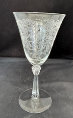 FOSTORIA ROMANCE WINE / WATER GOBLETS – A SET OF 4