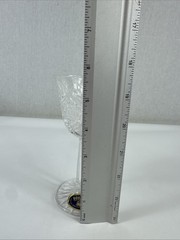 New Vintage 6x Bohemian Clear Crystal Brilliant Port Sherry Wine Glass 5.75 «