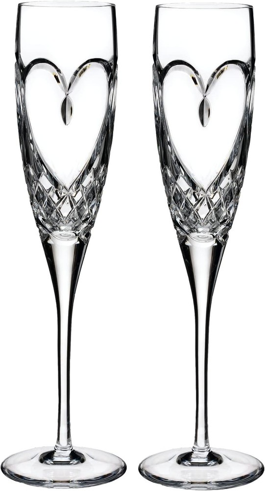 Waterford Love True Love Toasting Flute Pair