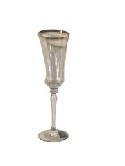 Mikasa Jamestown Gold Trim Wine Glass Flute Lead Crystal Austria. 3 Available.