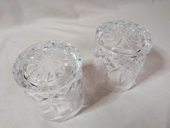 Galway Crystal Glasses Lot of 2 Ireland Double Old Fashioned Whiskey