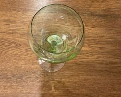 Lenox Tuscany Green Balloon Wine Glass Crystal Stemware