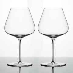 Denk’Art Burgundy Red Wine Glass, Set of 2 | Hand-Blown Crystal