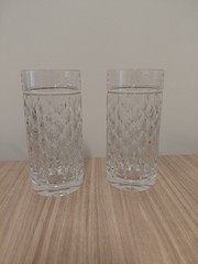 Ralph Lauren RLL Aston Crystal Highball Glasses Tumbler Set of 2