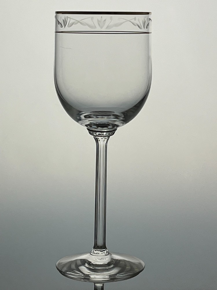 Classic LIBERTY Gold by Lenox Crystal Water Goblet 8 3/8″ EUC