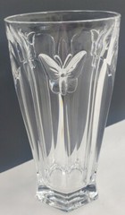 LENOX Butterfly Meadow Highball Iced Tea Clear Glass Full Lead Crystal 6.5″