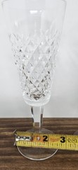 Waterford Crystal Alana Champagne Flutes 7 3/8″ Set of 2 Wedding Toasting Glass
