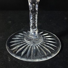 DORFLINGER WINE GLASSES, Hand Cut Lead Crystal, 4 3/4″, 4 Oz, USA, ABP, 3PCS