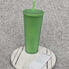 Starbucks Disneyland Green Studded Tumbler 24oz Mickey Mouse Exclusive Cup Straw