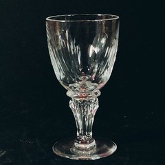 ROYAL LEERDAM QUEEN JULIANA WINE GLASS, Cut Crystal 4 1/2″, 3 Oz, NETHERLANDS