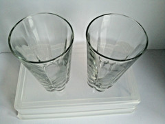 Lot of 2 Anchor Hocking CLARISSEHeavy Sure Guard Durability 7” 20 Oz Coolers