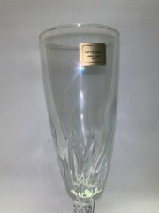 Rare 6 Fluted Champagne Flamenco J.G DURAND & Cie 62510 ARQUES France 5 1/2 Oz
