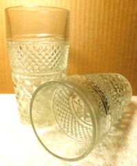Anchor Hocking~Wexford Vintage 5 1/2″ Glass Tumbler Selling By Each