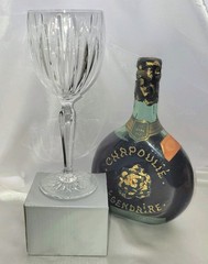 Cristal D’Arques Durand Classic Cut Glass Water Goblet 8.25″ H 3″Diameter EUC