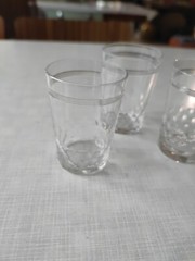 Baccarat Model Chauny 3 Goblets 3N Crystal American Size H7.8Cm (H7)