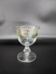 Vintage Libbey MARINE LIFE Set of 6 Cordial Glasses Stemware Mid Century Modern
