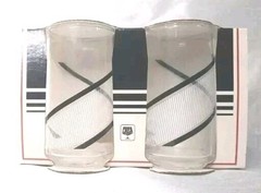 Vintage New Old Stock Crisa Clearly Glassware By Libbey In Original Box Set Of 4