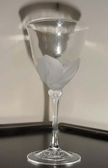 Set of 5 J G Durand Crystal Water Goblet Florence Satine VGUG