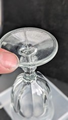EAPG Bessimer Bessemer Flute American Pattern Flint Glass GobletChip Bottom