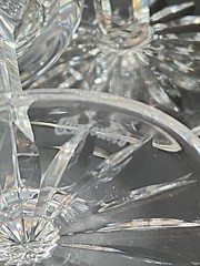 Waterford Crystal «Clare» Water or Wine Goblets 6 7/8″ Set of 2
