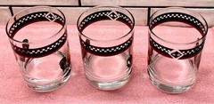 Ella’s Rooster Double Old Fashioned Glassware by International Vintage