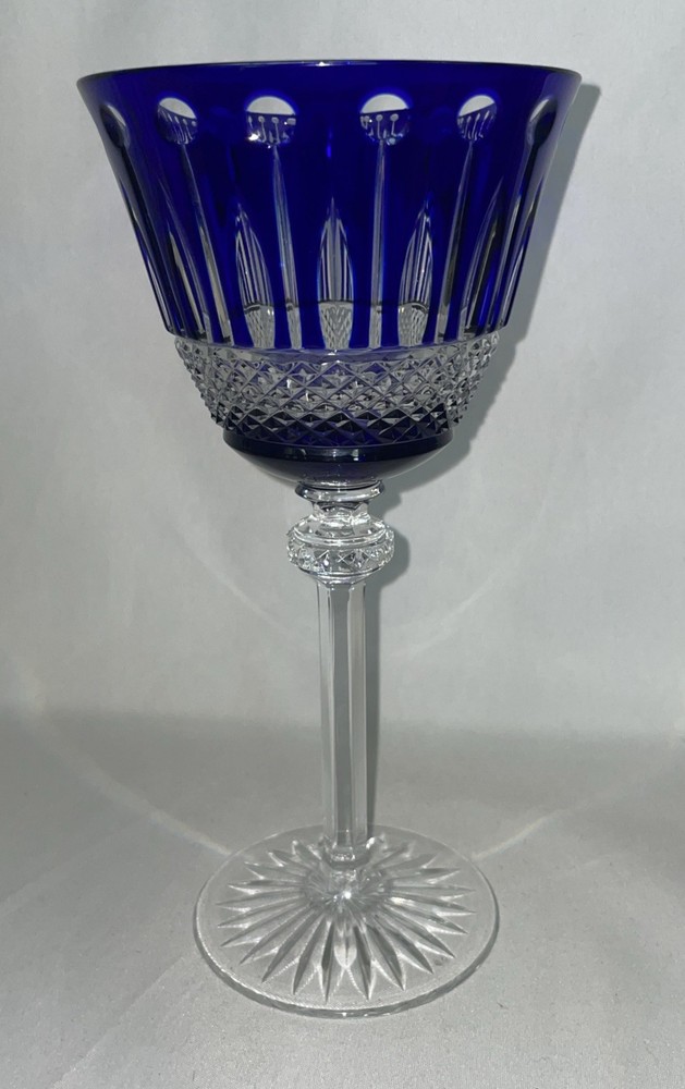 Godinger King Louis Cobalt Blue Water Goblet Replacement 8 1/8 Inches Tall