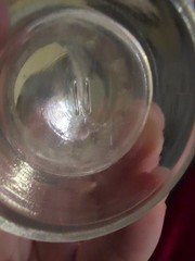 1950s Sau-Sea Foods Shrimp Cocktail Glass w/ Nautical Boat Wheel Design MCM