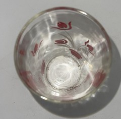 Vintage Kraft Swanky Swig Tulip #1 Large 4-5/8 Inch Tumbler c.1937