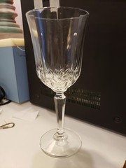 NEW 1 Cristal D’ Arques Goblet St. Germaim Pattern by Duran France