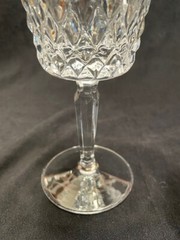 WATERFORD ALANA wine glasses – 2 , 7 1/2″ & 6 1/2″