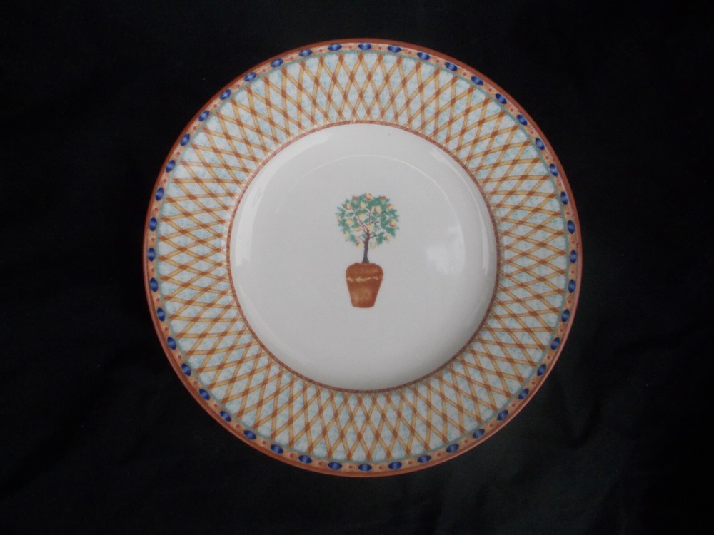 Tesco LEMON TREE Dessert Plate.Diameter 8¼ inches