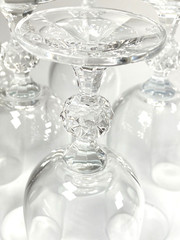 Claudia by Import Assoc Vintage 1980’s Champagne Flutes set of 6-6 3/4″ Tall 4oz