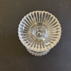EAPG Adams & Co Wildflower Clear 1874 5 » Spooner Open Sugar Bowl Footed