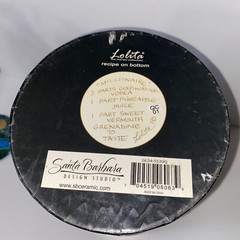 LOLITA THE MILLIONAIRE HAND PAINTED MARTINI GLASS RARE RETIRED Recipe On Bottom
