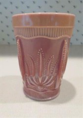 Chocolate Slag «Cactus» Tumbler circa early 1900’s