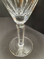 Set of 9 Waterford Crystal Sheila Water Goblets – Signed – 6.75”