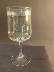 Lenox Moonspun Goblet 7″ tall