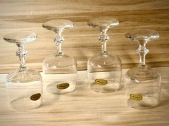 VTG BELGIUM CONCORDE by DUROBOR CORDIAL /APERTIF/PETITE WINE GLASSES-SET OF 4