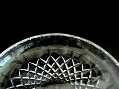 Rogaska Gallia Crystal Glass Serving Platter Chop Cake Plate Tray