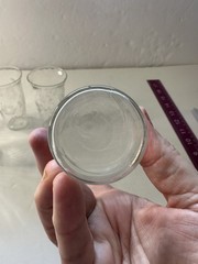 VTG Etched Design Juice Glasses Set Of 5