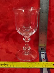 Mikasa French Countryside, Clear, Optic Wine Glass 6 3/4″ Tall
